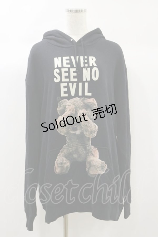 画像1: MILKBOY / NEVER SEE NO EVIL HOODIE L 黒 H-24-10-01-043-MB-TO-KB-ZH (1)