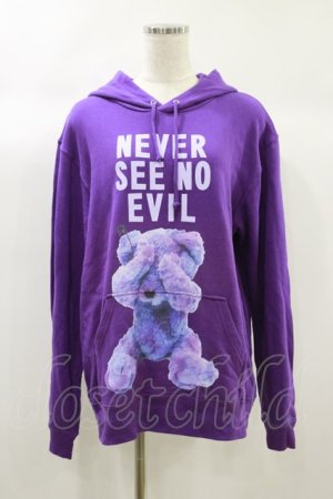 画像: MILKBOY / NEVER SEE NO EVIL HOODIE M パープル H-24-10-01-042-MB-TO-KB-ZH