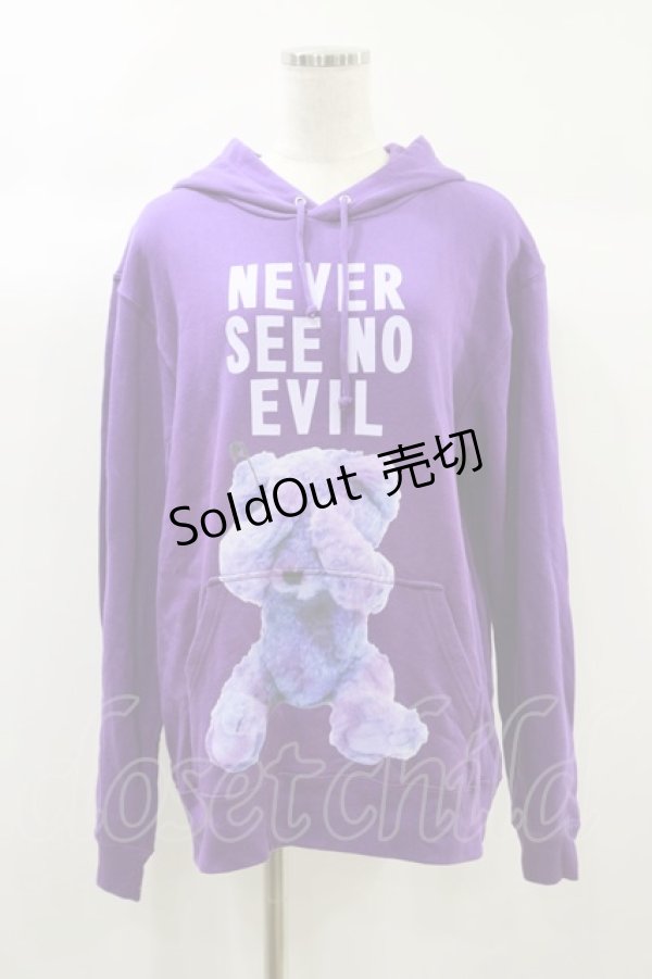 画像1: MILKBOY / NEVER SEE NO EVIL HOODIE M パープル H-24-10-01-042-MB-TO-KB-ZH (1)