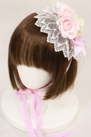 画像: BABY,THE STARS SHINE BRIGHT / Pearl Bouquetヘッドドレス  ピンク H-24-10-02-1004-BA-AC-NS-ZH