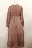 画像3: Maison de FLEUR Petite Robe canone / さんかくレースのお願いワンピース S Light Brown H-24-10-02-1024-EL-OP-NS-ZH (3)