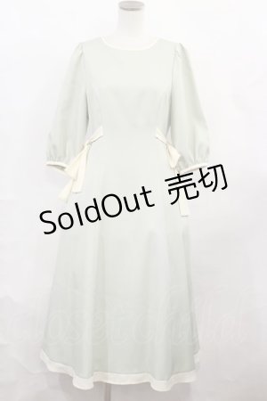 画像: Maison de FLEUR Petite Robe canone / 隠れ家見つけるワンピース S Green H-24-10-02-1026-EL-OP-NS-ZH