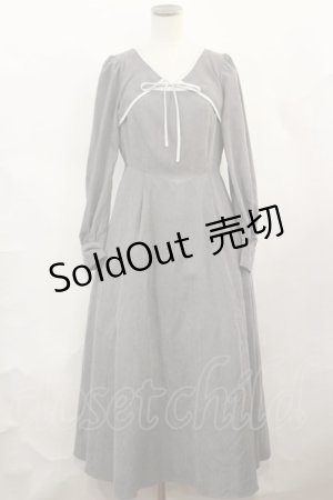 画像: Maison de FLEUR Petite Robe canone / 眠れない日のワンピース S Gray H-24-10-02-1030-EL-OP-NS-ZH