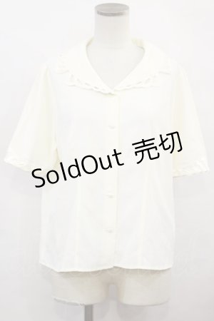 画像: an another angelus / レース使い開衿ブラウス Free OFF WHITE H-24-10-02-1034-CA-BL-NS-ZH