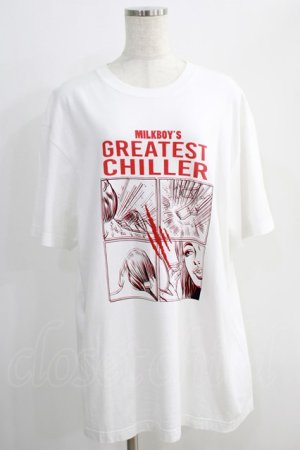 画像: MILKBOY / CHILLER T-SHIRTS  白 H-24-10-03-034-MB-TO-KB-ZT201