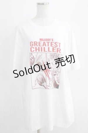 画像: MILKBOY / CHILLER T-SHIRTS  白 H-24-10-03-034-MB-TO-KB-ZT201