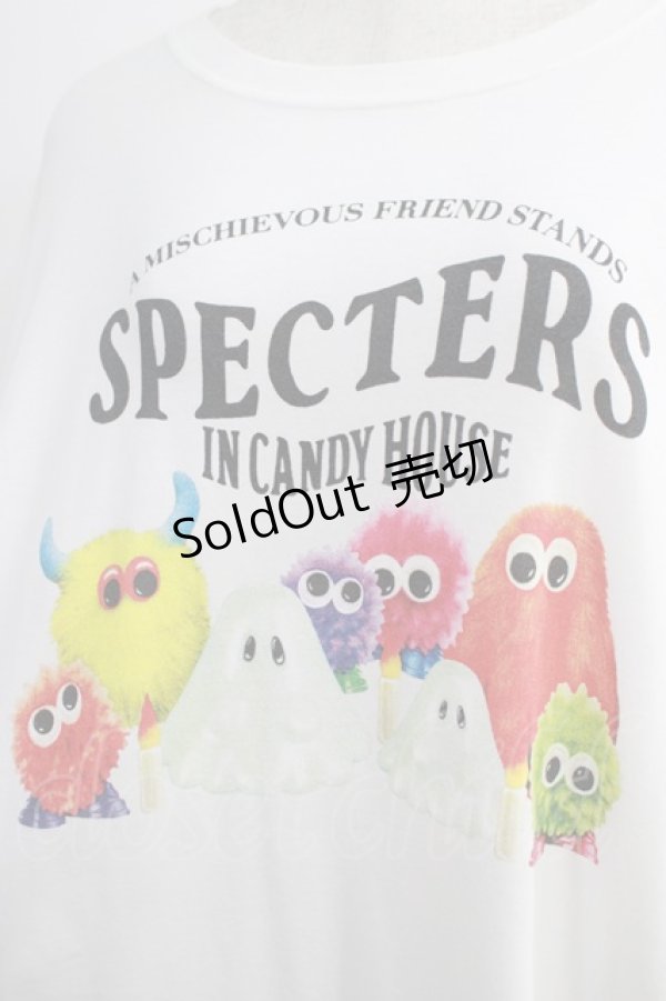 画像4: Candy Stripper / THE SPECTERS BIG Tシャツ 2 白 H-24-10-03-042-PU-TO-KB-ZT201 (4)