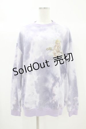 画像: LAND by MILKBOY / ANGEL tie-dye SWEATS  ラベンダー系 H-24-10-04-1051-MB-TO-KB-ZH