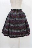 画像2: Jane Marple / Victorian Jacquard mini-skirt Free パープル H-24-10-04-1019-JM-SK-NS-ZH (2)