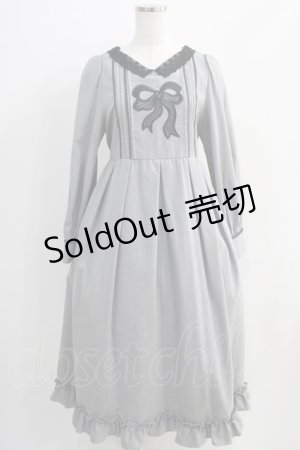 画像: Maria pipi / Embroidered dress Free グレー H-24-10-05-061-EL-OP-NS-ZH