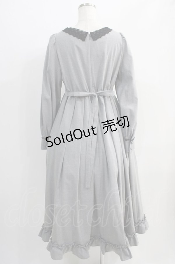 画像3: Maria pipi / Embroidered dress Free グレー H-24-10-05-061-EL-OP-NS-ZH (3)