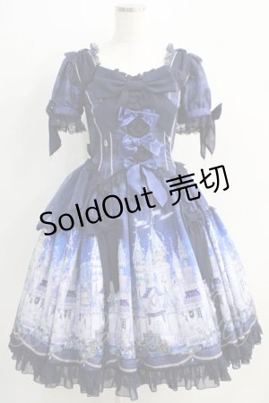 画像: Angelic Pretty / Castle Mirage Dress Free ネイビー H-24-10-08-001-AP-OP-NS-ZH