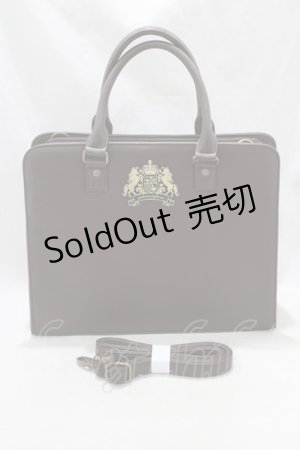 画像: metamorphose / プレート付きBAG  ブラウン H-24-10-08-042-ME-BG-NS-ZH