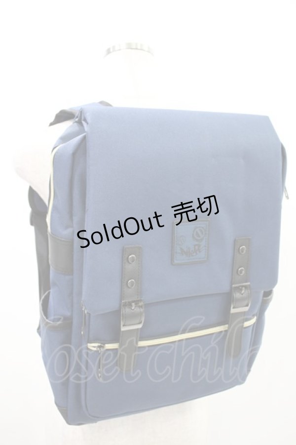 画像1: NieR Clothing / BACK PACK  青 H-24-10-08-1001-PU-BG-KB-ZH (1)