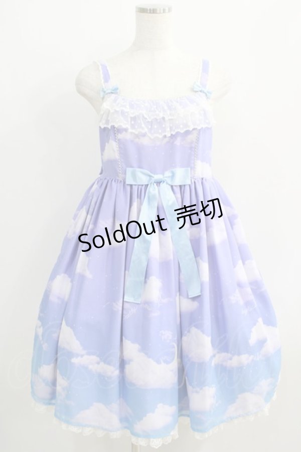 画像1: Angelic Pretty / Misty Sky Brilliant ColorジャンパースカートSet Free Aqua Symphony H-24-10-09-037-AP-OP-NS-ZH (1)