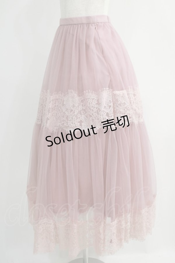 画像2: MISTREASS / Tulle Skirt Free ピンク H-24-10-09-046-GO-SK-NS-ZH (2)