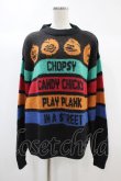 画像1: Candy Stripper / CANDY CHICKS KNIT 2 BLACK×ORANGE MIX H-24-10-10-051-PU-TO-KB-ZH (1)