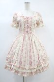 画像1: Angelic Pretty / 花柄ワンピース（旧タグ） Free アイボリー H-24-10-10-1007-AP-OP-NS-ZH (1)