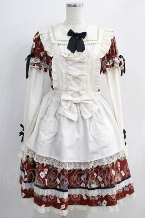 画像: Angelic Pretty / Wonder Memories Special ワンピース Set Free ワイン H-24-10-11-031-AP-OP-NS-ZH