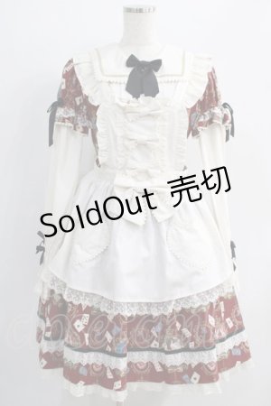 画像: Angelic Pretty / Wonder Memories Special ワンピース Set Free ワイン H-24-10-11-031-AP-OP-NS-ZH