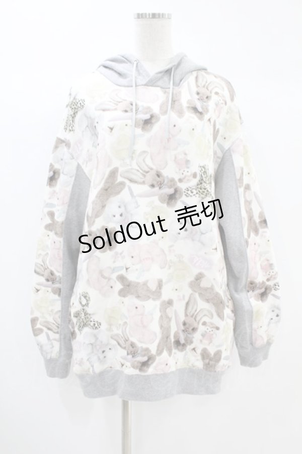 画像1: MILKBOY / KILL IT SOFTLY HOODIE  ナチュラル（グレー） H-24-10-12-045-MB-TO-KB-ZH (1)