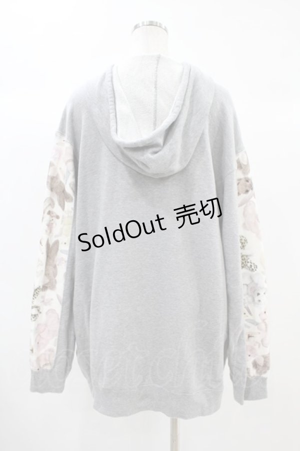 画像2: MILKBOY / KILL IT SOFTLY HOODIE  ナチュラル（グレー） H-24-10-12-045-MB-TO-KB-ZH (2)