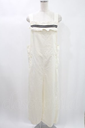 画像: Jane Marple / French marine salopette pants  オフ H-24-10-12-1003-JM-PA-KB-ZT079