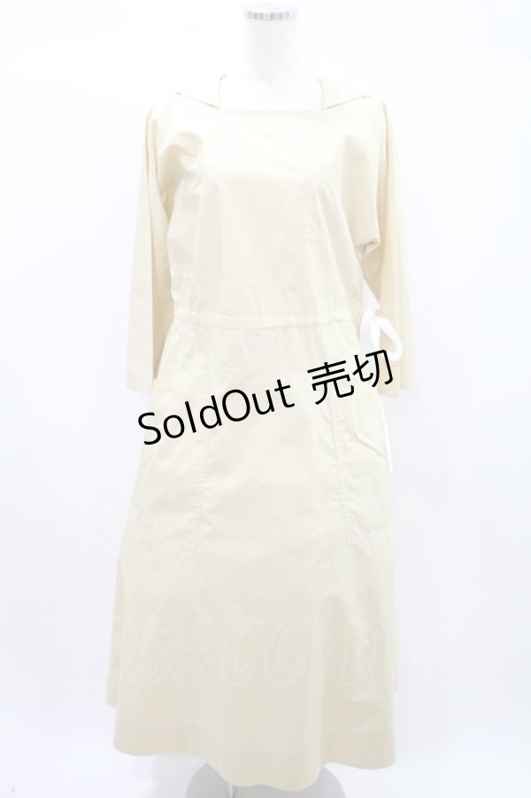 画像1: Jane Marple / Superior typewriter sister dress  custard H-24-10-12-1019-JM-OP-KB-ZH (1)