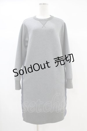 画像: Jane Marple Dans Le Saｌon / Double face sweat dress  charcoal gray × navy H-24-10-12-022-JM-OP-KB-ZH