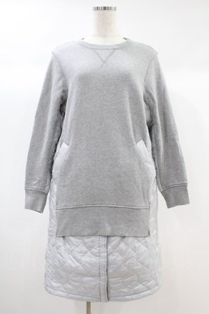 画像: Jane Marple Dans Le Saｌon / Double sweat dress  グレー×グレー H-24-10-12-023-JM-OP-KB-ZH