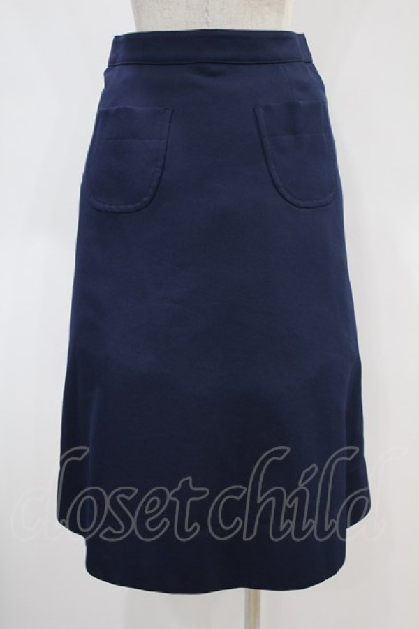 画像2: Jane Marple Dans Le Saｌon / Dormitory Twill Marine Skirt  ネイビー H-24-10-13-1040-JM-SK-KB-ZH (2)