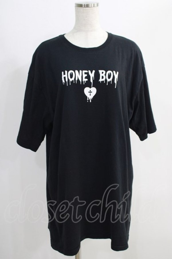 画像1: Honey Cinnamon / シナモンTシャツ Free ブラック H-24-10-14-075-LO-TS-NS-ZH (1)