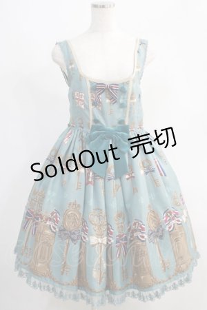 画像: Angelic Pretty / 幸運の鍵ジャンパースカート Free ミント H-24-10-14-022-AP-OP-NS-ZH