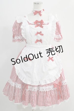 画像: Angelic Pretty / Parlor DollワンピースSet Free アカ H-24-10-14-027-AP-OP-NS-ZH