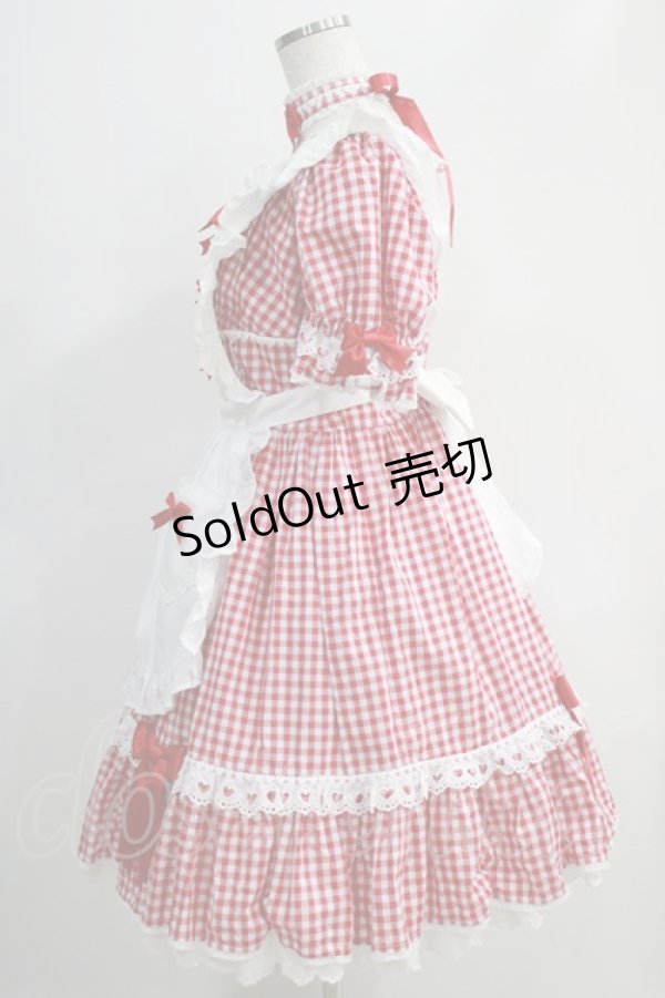 画像2: Angelic Pretty / Parlor DollワンピースSet Free アカ H-24-10-14-027-AP-OP-NS-ZH (2)