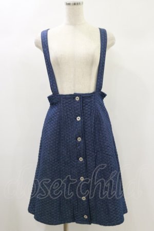 画像: Candy Stripper / DENIM QUILT SKIRT M ブルー H-24-10-15-050-PU-SK-KB-ZH