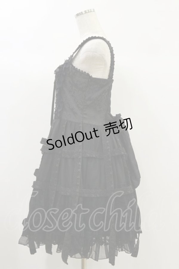 画像3: FRILL / Bird Cage Dress   ブラック H-24-10-15-067-HN-OP-KB-ZH (3)