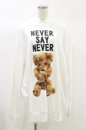 画像: MILKBOY / NEVER SAY NEVER HOODIE  白 H-24-10-15-030-MB-TO-KB-ZH