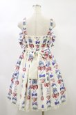 画像2: Angelic Pretty / Strawberry Dollジャンパースカートset Free シロ H-24-10-16-082-AP-OP-NS-ZH (2)