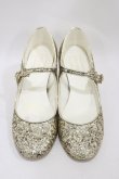 画像1: RoseMarie seoir / glitter shoes L ゴールド H-24-10-16-022-LO-SH-NS-ZH (1)