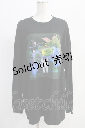 画像: NieR Clothing / プリントSWEAT  XL 黒 H-24-10-20-055-PU-TO-KB-ZH