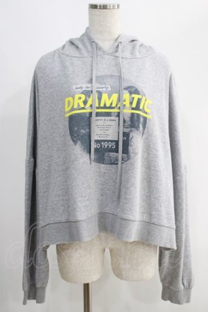 画像: Candy Stripper / DRAMATIC HOODIE 2 グレー H-24-10-20-082-PU-TO-KB-ZH