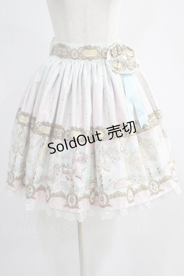 画像1: Angelic Pretty / Day Dream Carnivalスカート Free サックス H-24-10-21-047-AP-SK-NS-ZH (1)