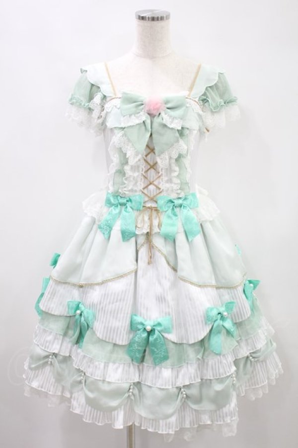 画像1: Angelic Pretty / Rose Primaジャンパースカート Free ミント H-24-10-21-1001-AP-OP-NS-ZH (1)