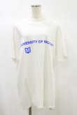 画像1: MILKBOY / UNIVERSITY TEE L ホワイト H-24-10-22-056-MB-TO-KB-ZH (1)