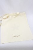 画像2: MILK / トートBAG  アイボリー H-24-10-22-041-ML-BG-KB-ZH (2)