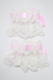 画像2: Angelic Pretty / Airy Heartはしごレースカフス  シロ/ピンク H-24-10-23-026-AP-ZA-NS-ZH (2)