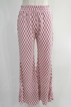 画像: Candy Stripper / EASY FLARE CHINA PANTS  ピンク H-24-10-25-009-PU-PA-KB-ZH