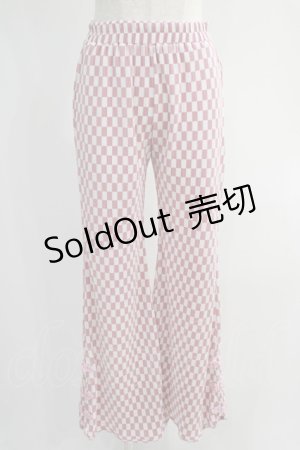 画像: Candy Stripper / EASY FLARE CHINA PANTS  ピンク H-24-10-25-009-PU-PA-KB-ZH