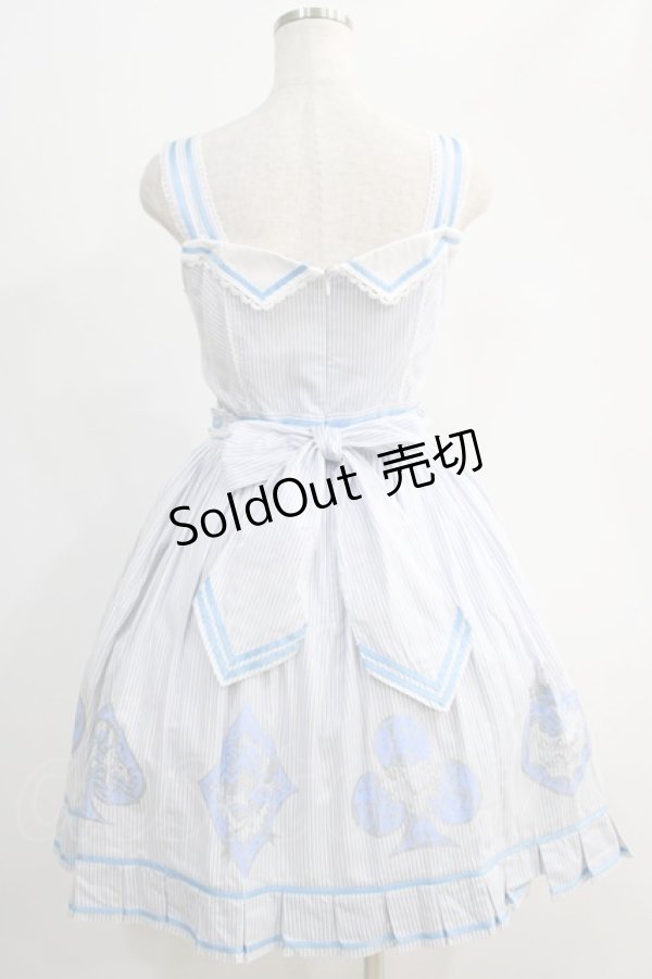 画像3: Angelic Pretty / グリッタートランプジャンパースカート Free サックス H-24-10-26-1014-AP-OP-NS-ZH (3)